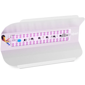  Lampa do wzrostu uprawy roślin pełne spektrum 25 x 12 cm 136 LED 50 W srebrna - zdj. dodatkowe 1