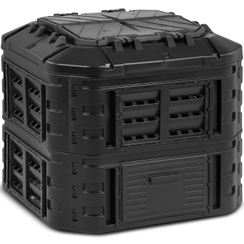  Kompostownik modułowy do ogrodu na odpadki organiczne 90 x 90 x 80 cm 600 l - zdj. dodatkowe 1