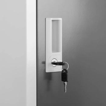  Szafa skrytkowa socjalna śniadaniowa metalowa z zamkami na klucz 5-drzwiowa - zdj. dodatkowe 3