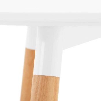  Stolik stół skandynawski do salonu biura nowoczesny okrągły śr. 60 cm wys. 67 cm - zdj. dodatkowe 3