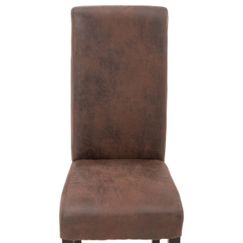  Krzesło tapicerowane do jadalni salonu 2 szt. ANTYCZNY BRĄZ - zdj. dodatkowe 3