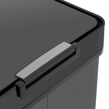  Kosz na śmieci automatyczny bezdotykowy prostokątny z czujnikiem ruchu 30 cm 50 l CZARNY - zdj. dodatkowe 3