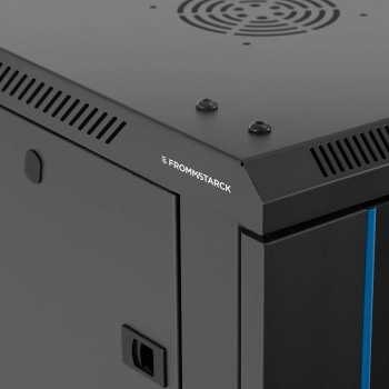  Szafa RACK serwerowa instalacyjna wisząca 19'' 6U IP20 do 60 kg 54x40x35 cm CZARNA - zdj. dodatkowe 2