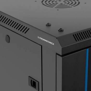  Szafa RACK serwerowa instalacyjna wisząca 19'' 15U IP20 do 60 kg 60x45x87 cm CZARNA - zdj. dodatkowe 1