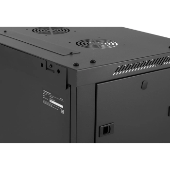  Szafa RACK serwerowa instalacyjna wisząca 19'' 15U IP20 do 60 kg 60x45x87 cm CZARNA - zdj. dodatkowe 4