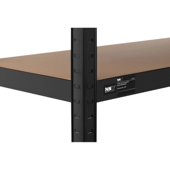  Regał magazynowy metalowy 5 półek 875 kg 90 x 40 x 180 cm szaroniebieski 2 szt. - zdj. dodatkowe 2