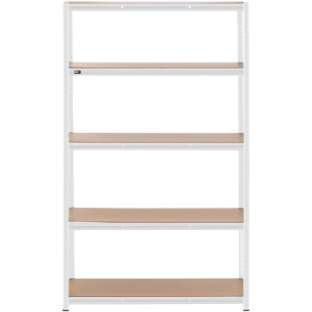  Regał magazynowy metalowy 5 półek 750 kg 120 x 50 x 197 cm szary - zdj. dodatkowe 4