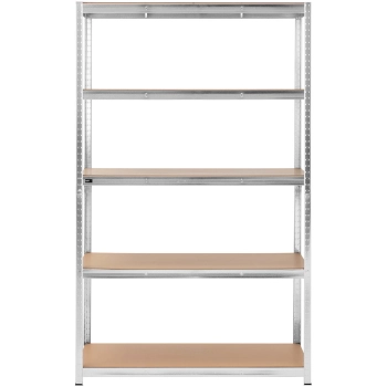  Regał magazynowy metalowy 5 półek 750 kg 120 x 60 x 197 cm szary - zdj. dodatkowe 4