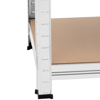  Regał magazynowy metalowy 5 półek 875 kg 90 x 30 x 180 cm szary 2 szt. - zdj. dodatkowe 3