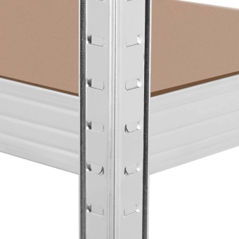 Regał magazynowy metalowy 4 półki 600 kg 160 x 40 x 180 cm szary - zdj. dodatkowe 2