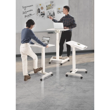  Stolik stojak pod laptopa odchylany regulowany na kółkach 60 x 52 cm 760 - 1130 mm - zdj. dodatkowe 6