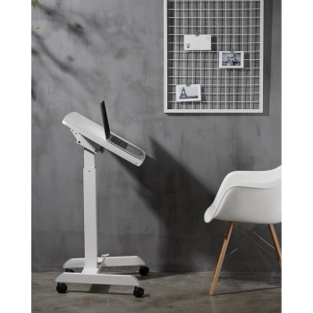  Stolik stojak pod laptopa odchylany regulowany na kółkach 60 x 52 cm 760 - 1130 mm - zdj. dodatkowe 8