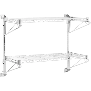  Półka druciana ścienna podwójna do 60 kg 90 x 35 x 60 cm - zdj. dodatkowe 1