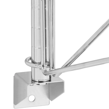  Półka druciana ścienna podwójna do 60 kg 90 x 35 x 60 cm - zdj. dodatkowe 3