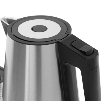  Hotelowy zestaw powitalny czajnik elektryczny z tacą 1,2 l 1800 W srebrny - zdj. dodatkowe 3