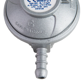  Reduktor ciśnienia gazu do butli gazowej LPG 29mbar 1,5kg/h Typ 694 - zdj. dodatkowe 3