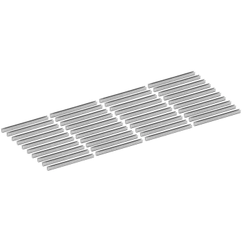  Klipsy aluminiowe do klipsownicy ręcznej Royal Catering 11,5 x 11,5 - 4000 szt. - zdj. dodatkowe 1