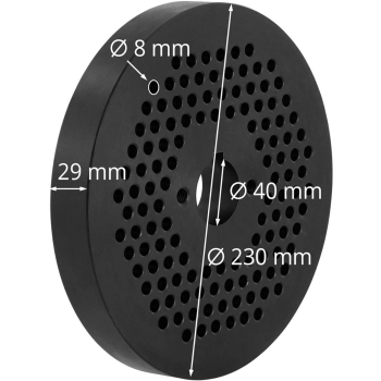  Matryca sitko do pelletu pelleciarki WIE-PM-3000 śr. 8 mm - zdj. dodatkowe 4