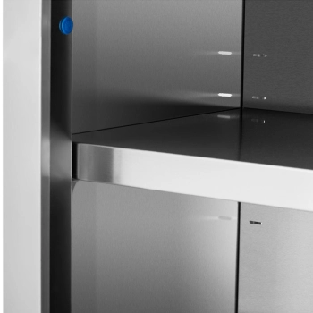  Szafa ścienna gastronomiczna z drzwiami przesuwanymi STAL 140 x 45 x 60 cm - zdj. dodatkowe 3