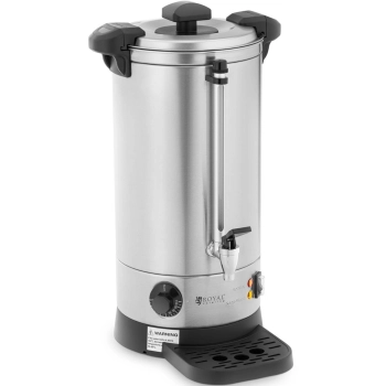  Warnik podgrzewacz do wody z podwójnymi ściankami i ociekaczem 9 L 1500 W srebrny - zdj. dodatkowe 1