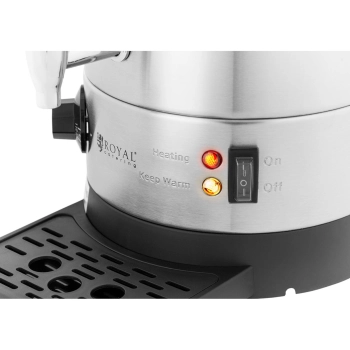  Warnik podgrzewacz do wody z podwójnymi ściankami i ociekaczem 9 L 1500 W srebrny - zdj. dodatkowe 4