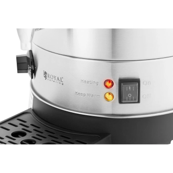  Warnik podgrzewacz do wody z podwójnymi ściankami i ociekaczem 13.5 L 2500 W srebrny - zdj. dodatkowe 4