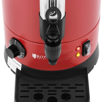  Warnik podgrzewacz do wody z podwójnymi ściankami i ociekaczem 6.1 L 1500 W czerwony - zdj. dodatkowe 2