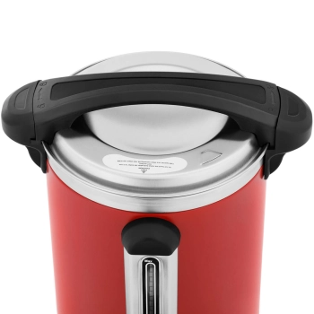  Warnik podgrzewacz do wody z podwójnymi ściankami i ociekaczem 6.1 L 1500 W czerwony - zdj. dodatkowe 3