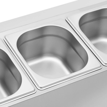  Ekspozytor stojak na pojemniki gastronomiczne 5 x GN 1/6 9.5 l + pojemniki z pokrywkami - zdj. dodatkowe 3