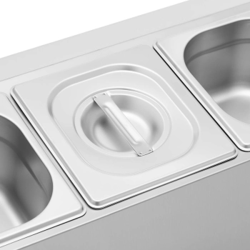  Ekspozytor stojak na pojemniki gastronomiczne 5 x GN 1/6 9.5 l + pojemniki z pokrywkami - zdj. dodatkowe 4