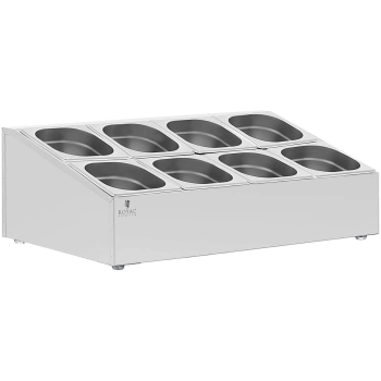  Ekspozytor stojak na pojemniki gastronomiczne 8 x GN 1/6 + pojemniki z pokrywkami - zdj. dodatkowe 6