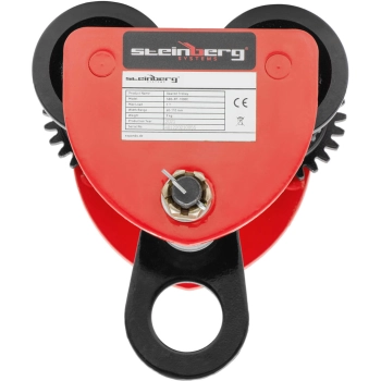  Wózek suwnicowy belkowy ręczny podwieszany z łańcuchem 60-110 mm 1000 kg - zdj. dodatkowe 4