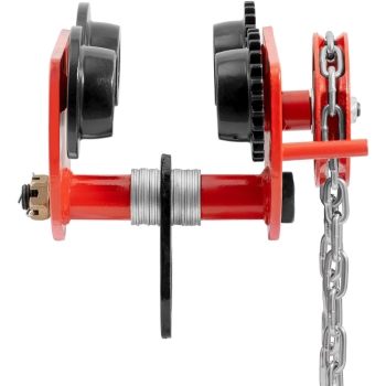  Wózek suwnicowy belkowy ręczny podwieszany z łańcuchem 60-110 mm 1000 kg - zdj. dodatkowe 5