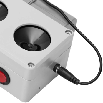  Odstraszacz ultradźwiękowy myszy szczurów kun gryzoni 360 stopni 1500 m2 - zdj. dodatkowe 3