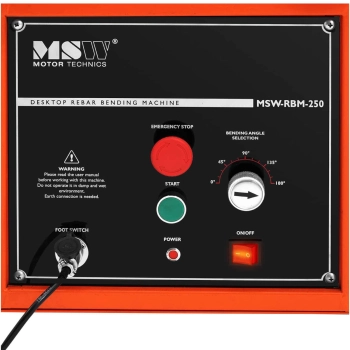  Giętarka zaginarka do prętów strzemion elektryczna z pedałem nożnym 25 mm 180 stopni - zdj. dodatkowe 2