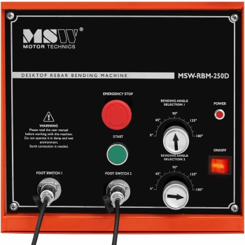  Giętarka zaginarka do prętów strzemion elektryczna 2 pedały nożne 25 mm 180 stopni - zdj. dodatkowe 2