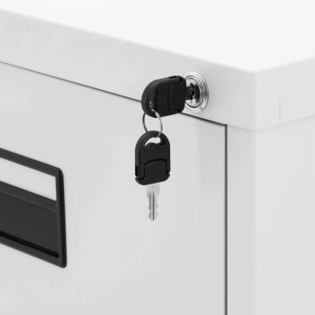  Szafka na akta dokumenty metalowa zamykana na klucz - 2 szuflady - zdj. dodatkowe 2