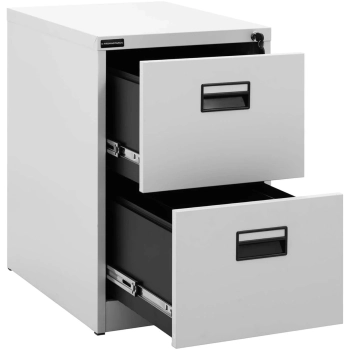  Szafka na akta dokumenty metalowa zamykana na klucz - 2 szuflady - zdj. dodatkowe 4