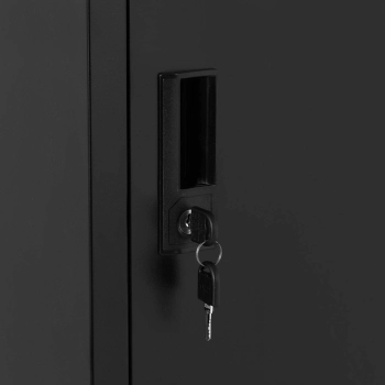  Szafa skrytkowa metalowa socjalna zamykana na klucz - 5 skrytek - zdj. dodatkowe 2