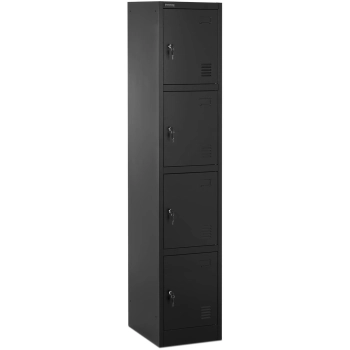  Szafa skrytkowa metalowa socjalna zamykana na klucz - 4 skrytki - zdj. dodatkowe 1