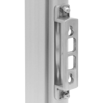  Popielnica popielniczka ścienna zewnętrzna zamykana 1.8 l - srebrna - zdj. dodatkowe 3