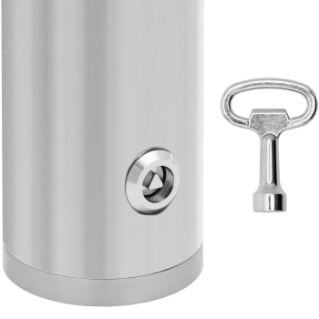  Popielnica popielniczka ścienna zewnętrzna zamykana 1.8 l - srebrna - zdj. dodatkowe 4