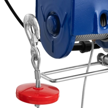  Wciągarka elektryczna z suwnicą linowa 1350 W 12 m 400 kg - zdj. dodatkowe 3