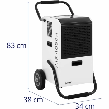  Osuszacz powietrza pochłaniacz wilgoci przemysłowy budowlany 860 W 628 m3/h do 65 m2 - zdj. dodatkowe 6
