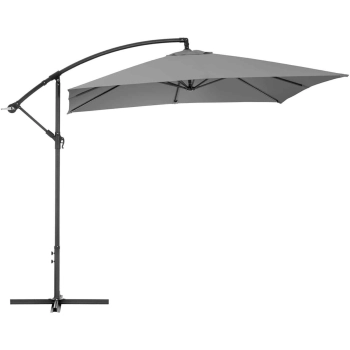  Parasol ogrodowy na wysięgniku kwadratowy 250 x 250 cm ciemnoszary - zdj. dodatkowe 5
