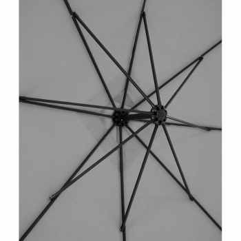  Parasol ogrodowy na wysięgniku kwadratowy 250 x 250 cm ciemnoszary - zdj. dodatkowe 8
