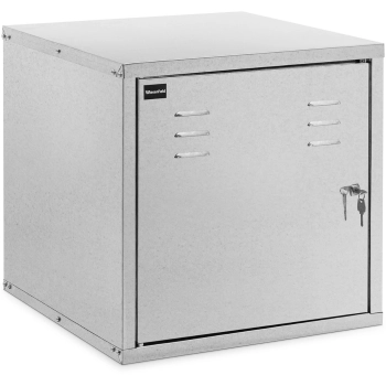  Szafka na siodło sprzęt jeździecki ze stali ocynkowanej 60 x 60 x 60 cm - zdj. dodatkowe 1