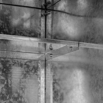  Szafka na siodło sprzęt jeździecki ze stali ocynkowanej 60 x 60 x 60 cm - zdj. dodatkowe 4