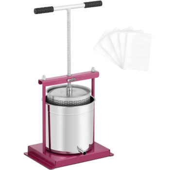  Prasa wyciskarka do owoców wina soku ręczna 12 l + 5 worków - zdj. dodatkowe 1