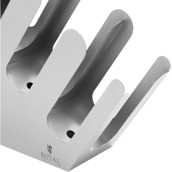  Stojak organizer na kubki i pokrywki do kawy na wynos stalowy - 4 przegródki - zdj. dodatkowe 2